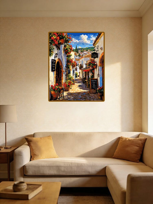 Whitewashed Floral Village（36-60+colors）