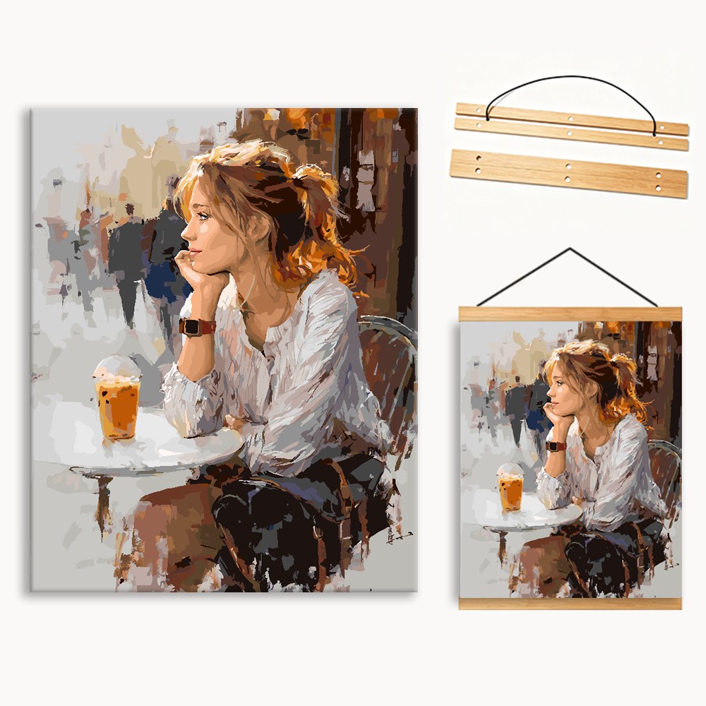 Young Girl's Thoughts 2 Paint By Numbers